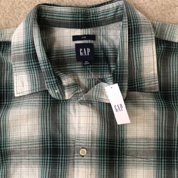 Gap mens short sleeve shirt Xxl - Picture 3 of 5
